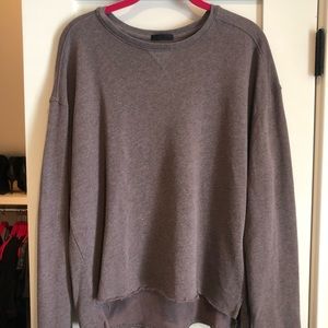 ATM Anthony Thomas Melillo Brown Crew Neck Sweater